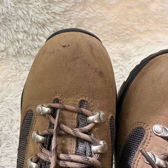 Vasque Women’s Hiking Ankle Boots Lace up in Olive Brown Leather sz 9 US - Picture 12 of 12